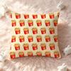 French Fries Cushion Cover Pillow Short Plush Pillow Cute Simple Style For Living Room Bedroom Birthday Gift