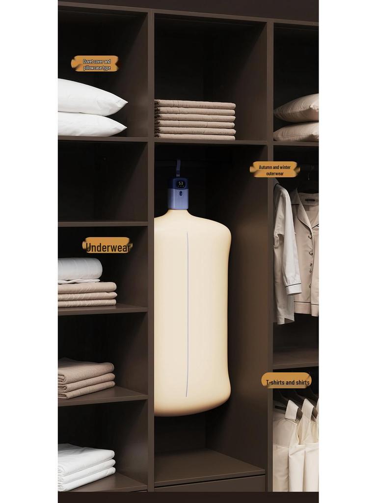 Portable Quick-Dry Mini Smart Dryer with Automatic Mite Removal and Sterilization