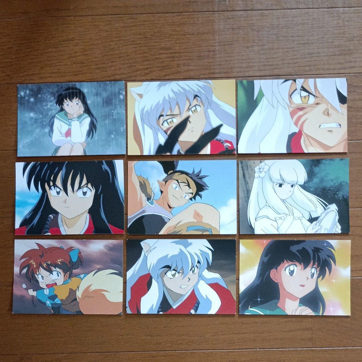 Used Inuyasha Bromide 9 Piece Set Rumiko Takahashi Anime