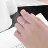 925 Sterling Silver Bow Ring - Women's Adjustable Open Design, Trendy Niche Style Jewelry