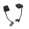 2pcs Power Tool Motor Carbon Brushes Replacement with Wire and Springs Designed to Address Motor Wear and Friction Issues