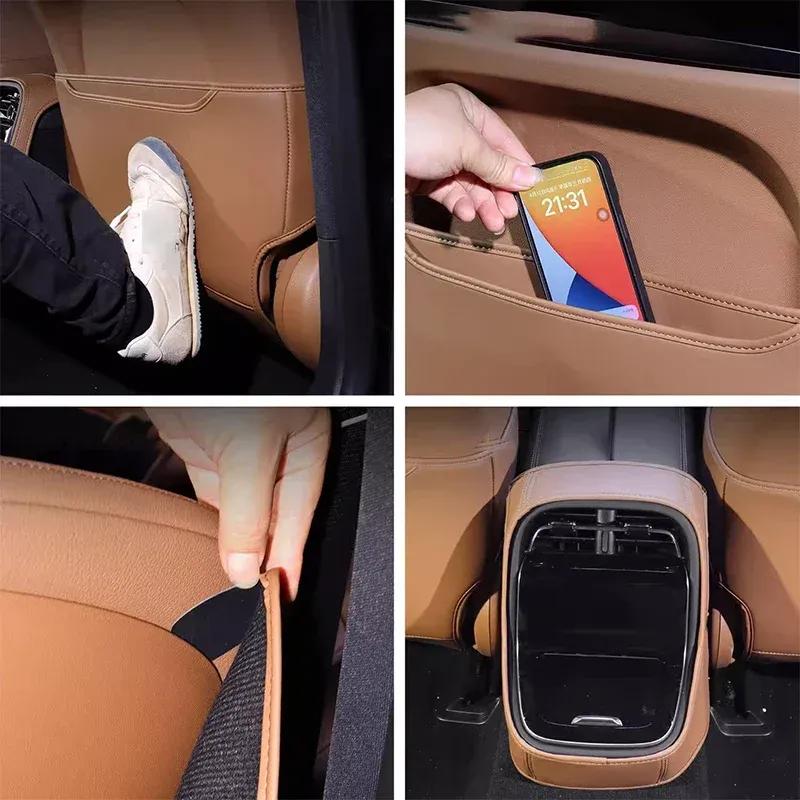 For Mercedes-Benz E-Class W214 S214 2024 Seat Anti Kick Pad Protective Pad Car Interior Decoration Products