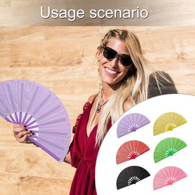 Grote Vouwbare Handwaaiers Klappende Handwaaier voor Concerten Feesten Festivals of Huisdecoraties