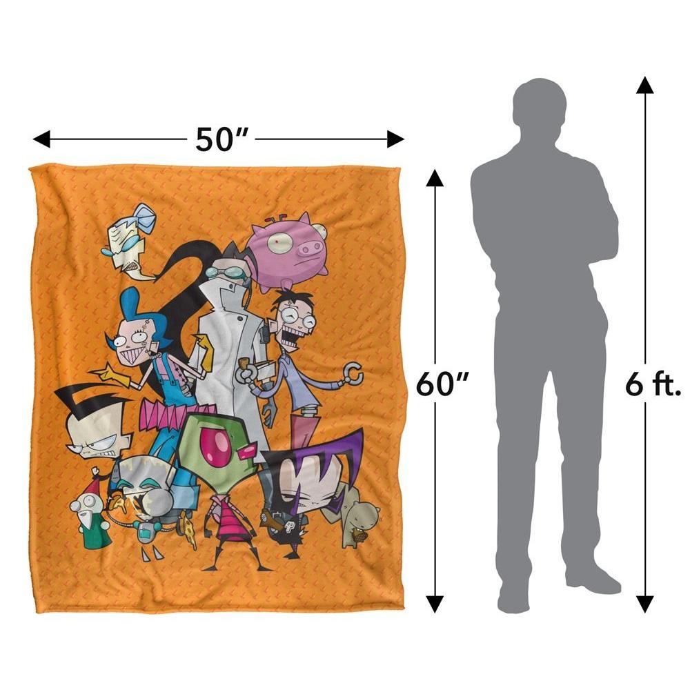 Invader Zim Silky Group Supersoft Blanket