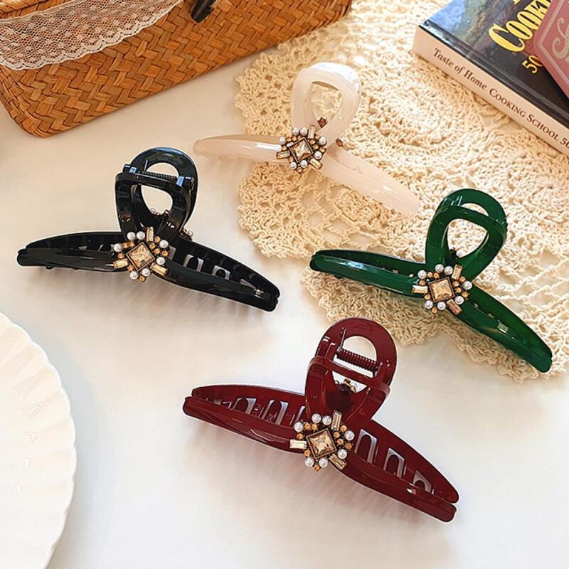 Women s high-quality luxury big size hair clip A29651_Black