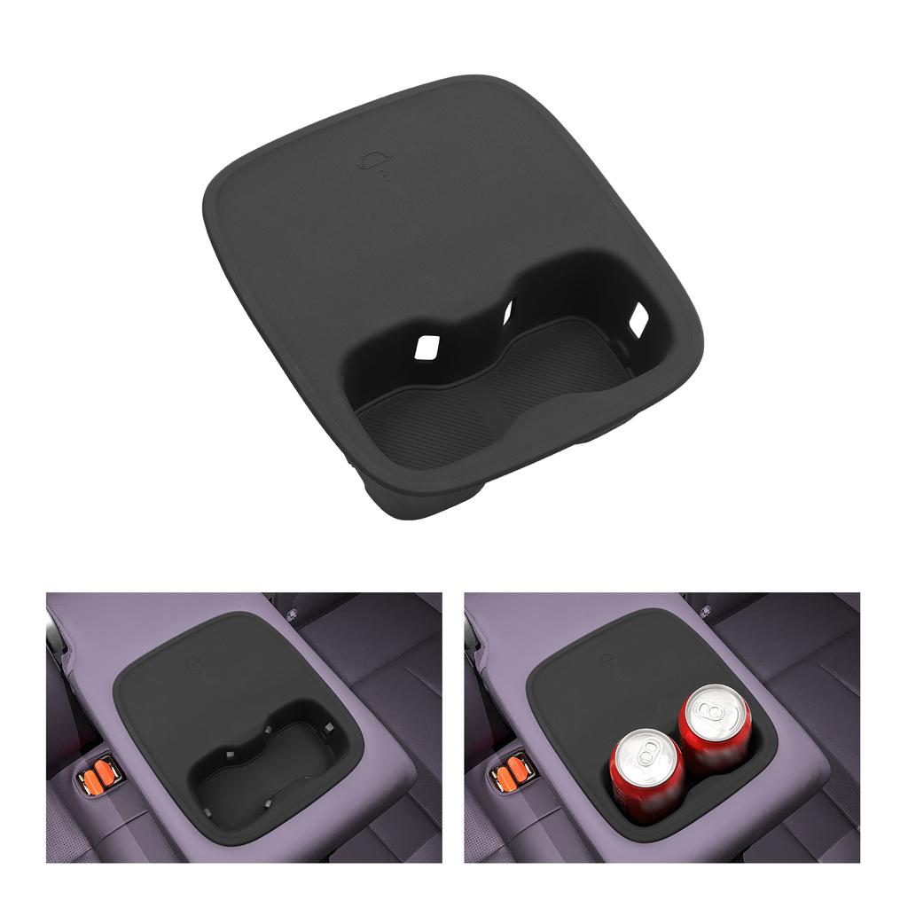 Car Water Cup Holder for Leapmotor B10/B01 2025 2026 The Second Row Drinks Cup Holder Armrest Storage Tray Accessories