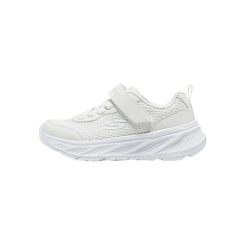 Skechers Kids Boys Fashion Comfortable Versatile Non-Slip Low-Top Casual Shoes Kids sneaker White 405299L-WHT 27.5