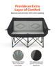 VEVOR Double Camping Chair, Oversized Two Person Camp Chair with 660 Lbs Heavy Duty Support, with Dual Cup Holders, Wine Glass Holders