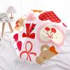 1PC Valentine's Day, Cute Automatic Windproof Umbrella 8 Rib Portable Folding Black Iron Frame for Outdoor, Beach, Travel, Beach Umbrella S08