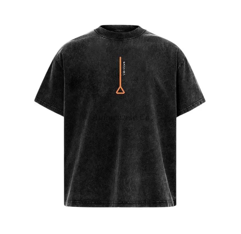 Anime Chainsaw Man Denji Graphic T-shirt Vintage Washed Oversized T Shirt Men Women Clothing Pure Cotton Short Sleeve Tees