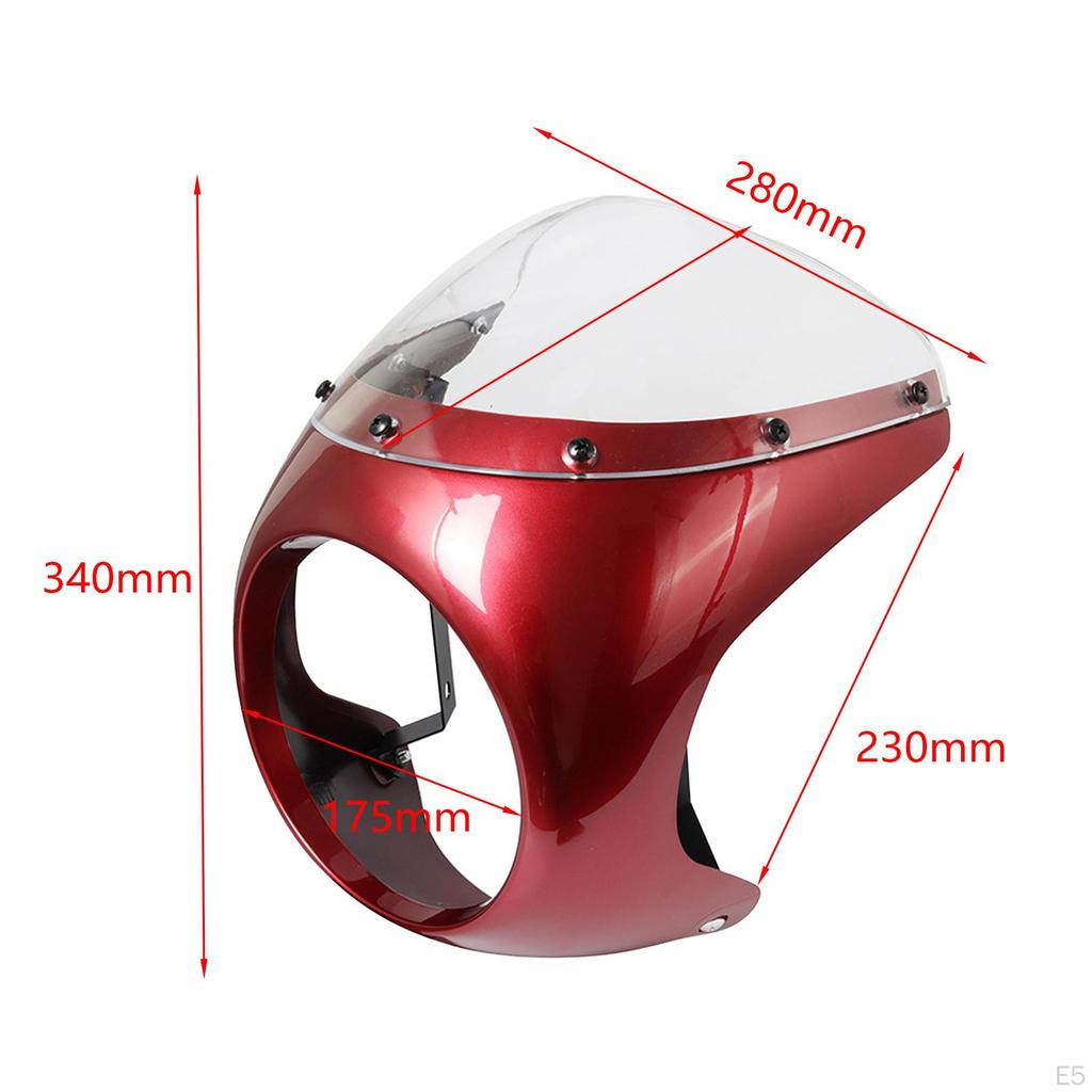 Headlight Fairing Screen ,Motorcycle Windscreen Cowl Cover Accessories Attachment Wind
