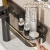 Kitchen Sink Faucet Organizer Storage Rack Strong Load-bearing Easy To Install Suction