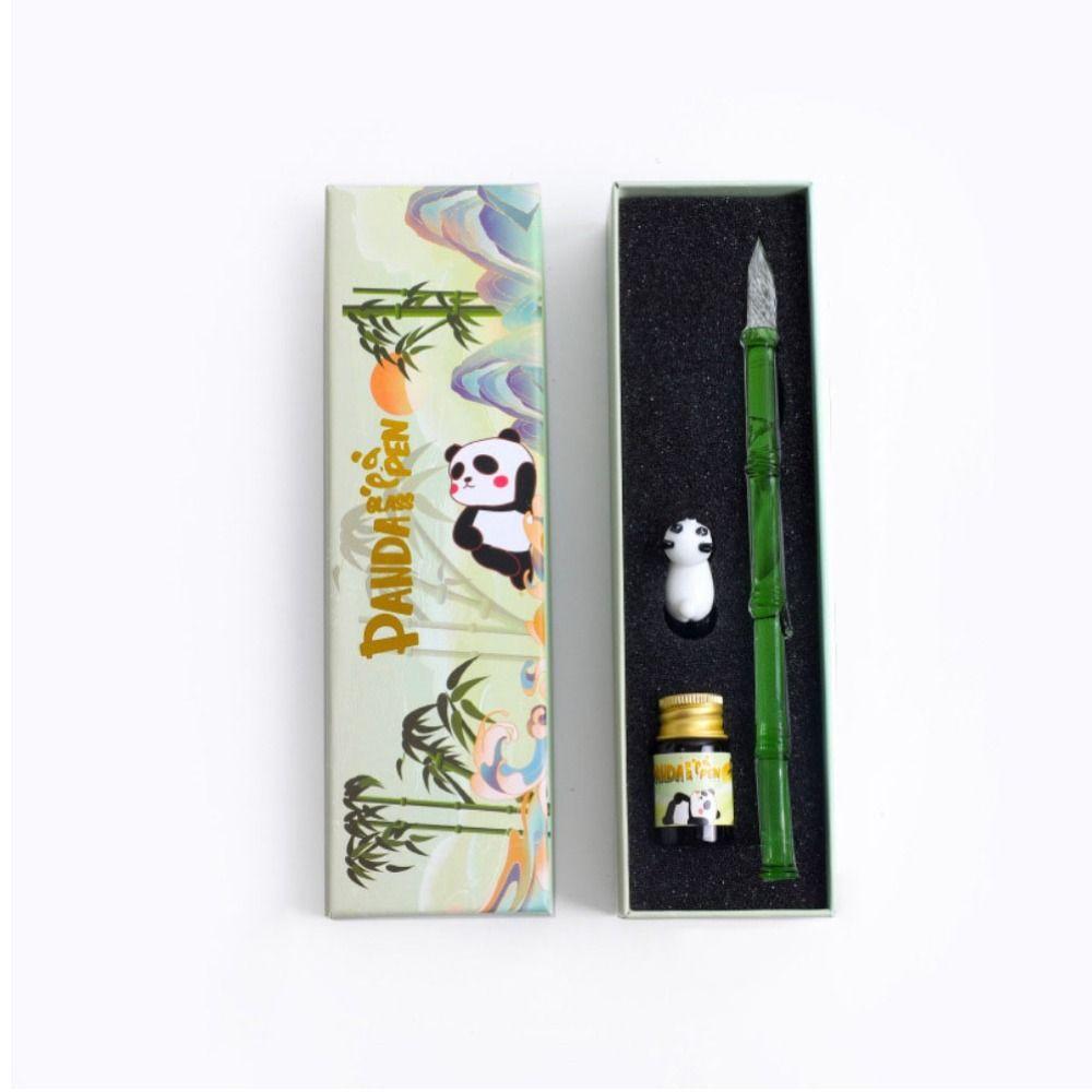 China-Chic Crystal Calligraphy Pen Stationery Decoration Dip Pen Signature Dipped Pen Student