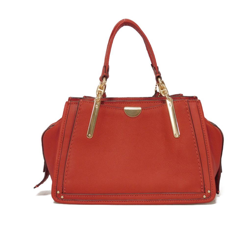 Used Dreamer 21 Calfskin 2-Way Shoulder Bag with C Logo (Red) (Product Code: 9726, 67021, 7922) Women's from Japan