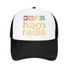Ham Radio Operator Amateur Radio Trucker Hat For Men Women Summer Breathable Mesh Side Sun Hats Caps For Casual Headwear