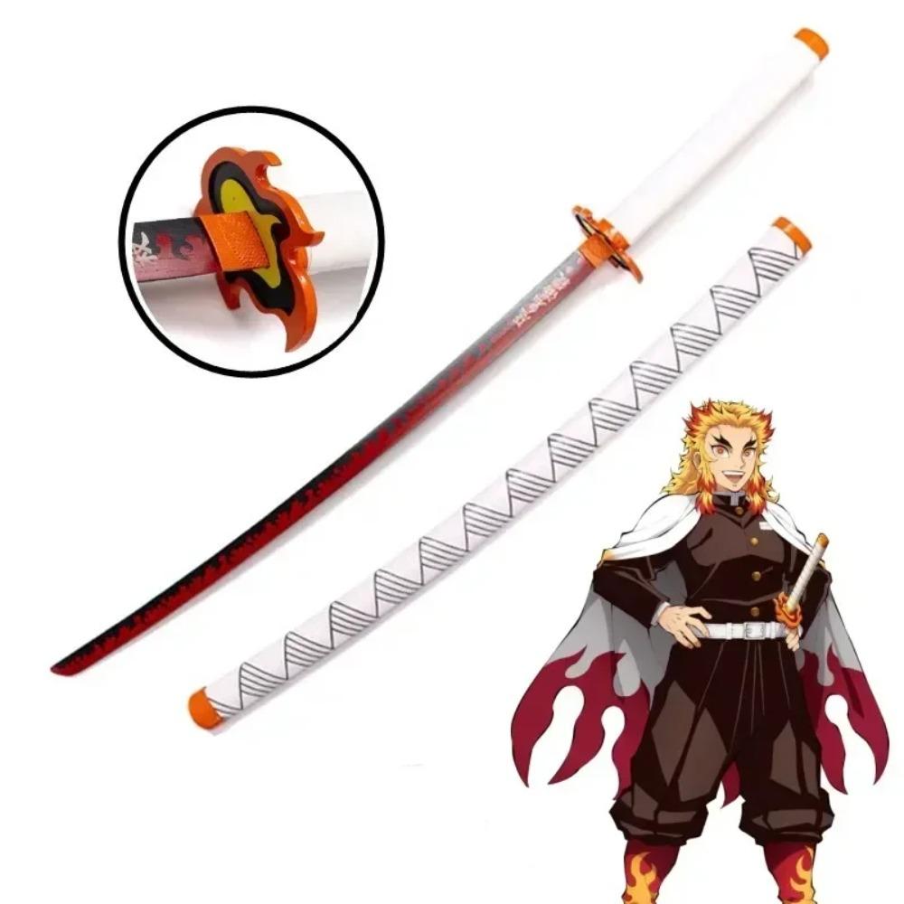 

72/104 см Катана Демонобійник Kimetsu No Yaiba Лезо Аніме Косплей Реквізит Танджіро Міцурі Реальний Розмір Японська Катана Шабля Дитяча Іграшка 72cm