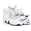 Air Monarch 4 Chunky Sneakers Unisex Low Top White/Pink 415445-102(Team1166-pink)