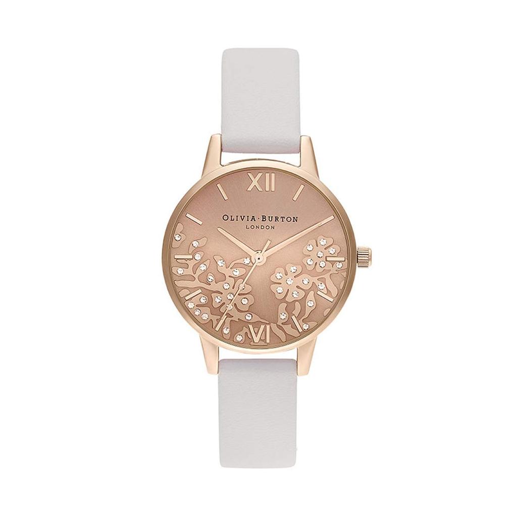 Authorized Distributor Olivia Burton Watch Ladies OB16MV102 Bejeweled Lace Blush Pale Rose Gold [OLIVIA BURTON] &