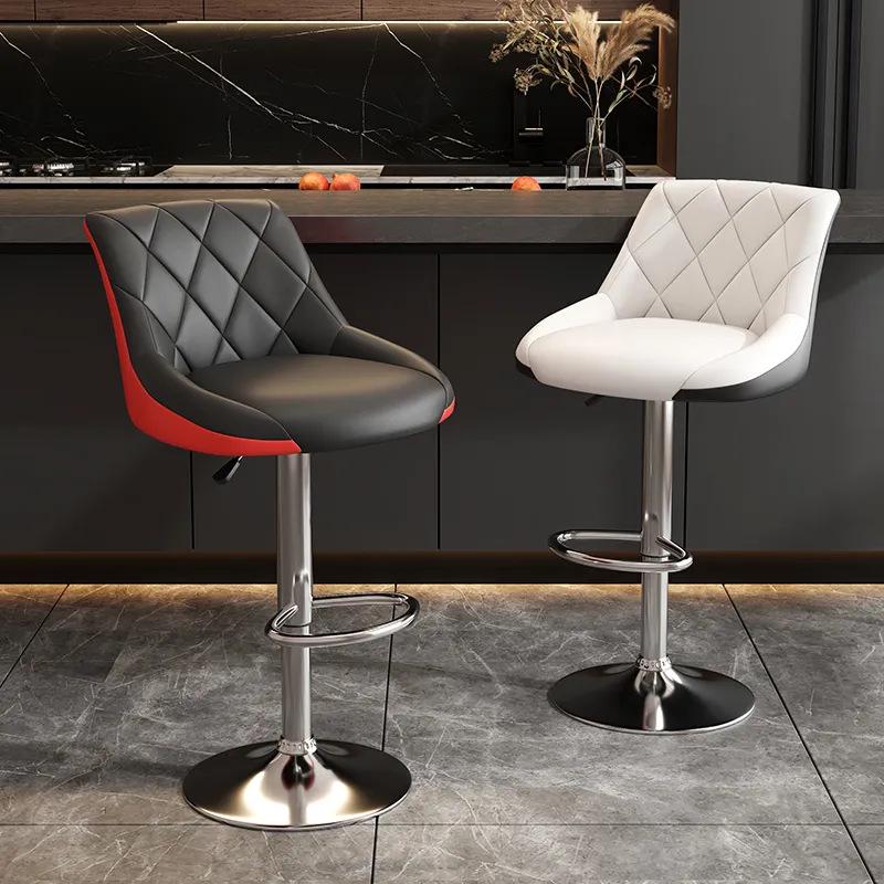High Back Lift Bar Stool - Elegant Home or Bar Use