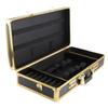 Portable Hairdressing Tool Storage Box Comb Hair Clipper Scissors Organizer Password Case