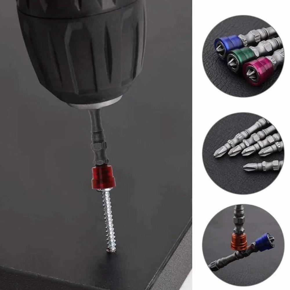 5Pcs Magnetic Screwdriver Bit Drill High Hardness Sturdy Electric Screwdriver Bits Durable Cross-head Hexagonal Screwdriver Bit