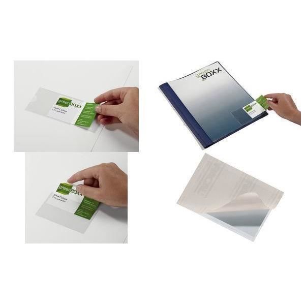 Pochettes Autocollantes - DURABLE - POCKETFIX - (L)75 X (H)20 Mm - Transparent - 10 Pièces