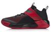 Yushuai Non Slip Lightweight Mid Top Basketball Shoes Men's Black Red ABPN015-5