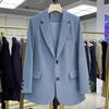 Colorful Suit Jacket Korean Style Loose and Stylish New Mid-length Casual Suit Spring and Autumn