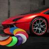 Anti-Scratch Wheel Hub Decorative Strip Full Rim Cover Tire Protective Ring  Tire Modification