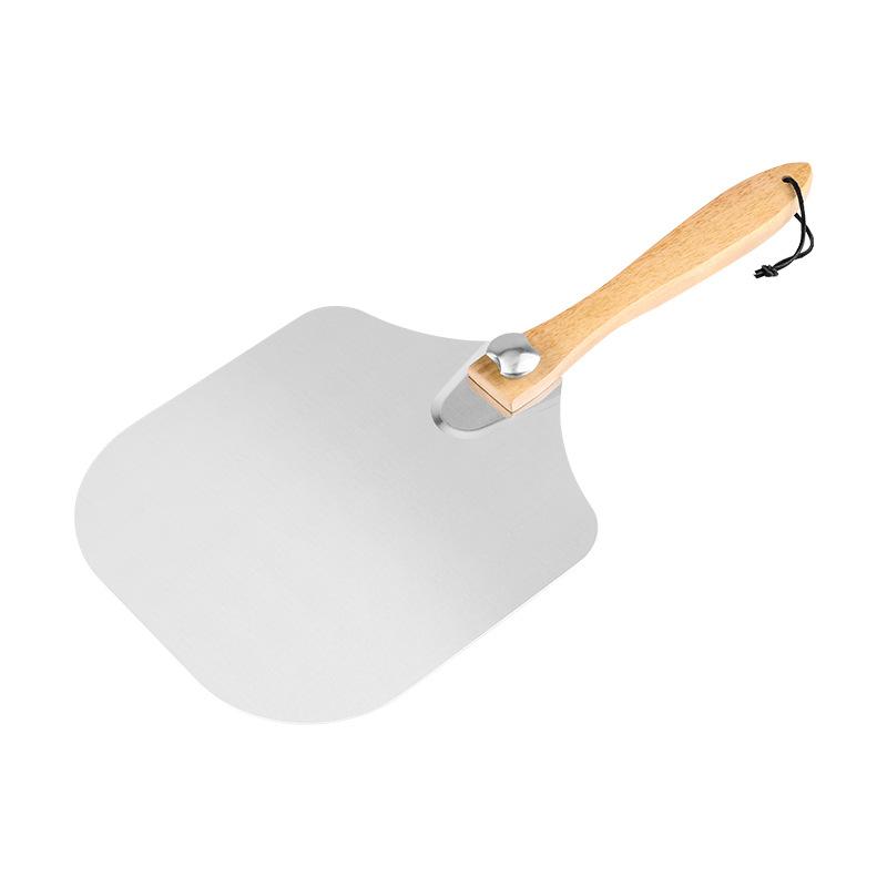 

Professional Pizza Baking 2-Piece Set - Folding Aluminum Pizza Peel & Stainless Steel Dough Scraper Set світло-зелений колір