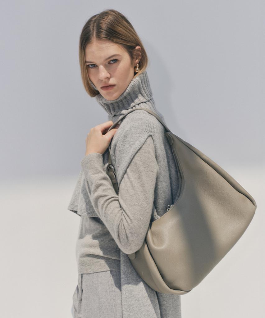 Barneys Newyork Belted Hobo Bag Etoupe