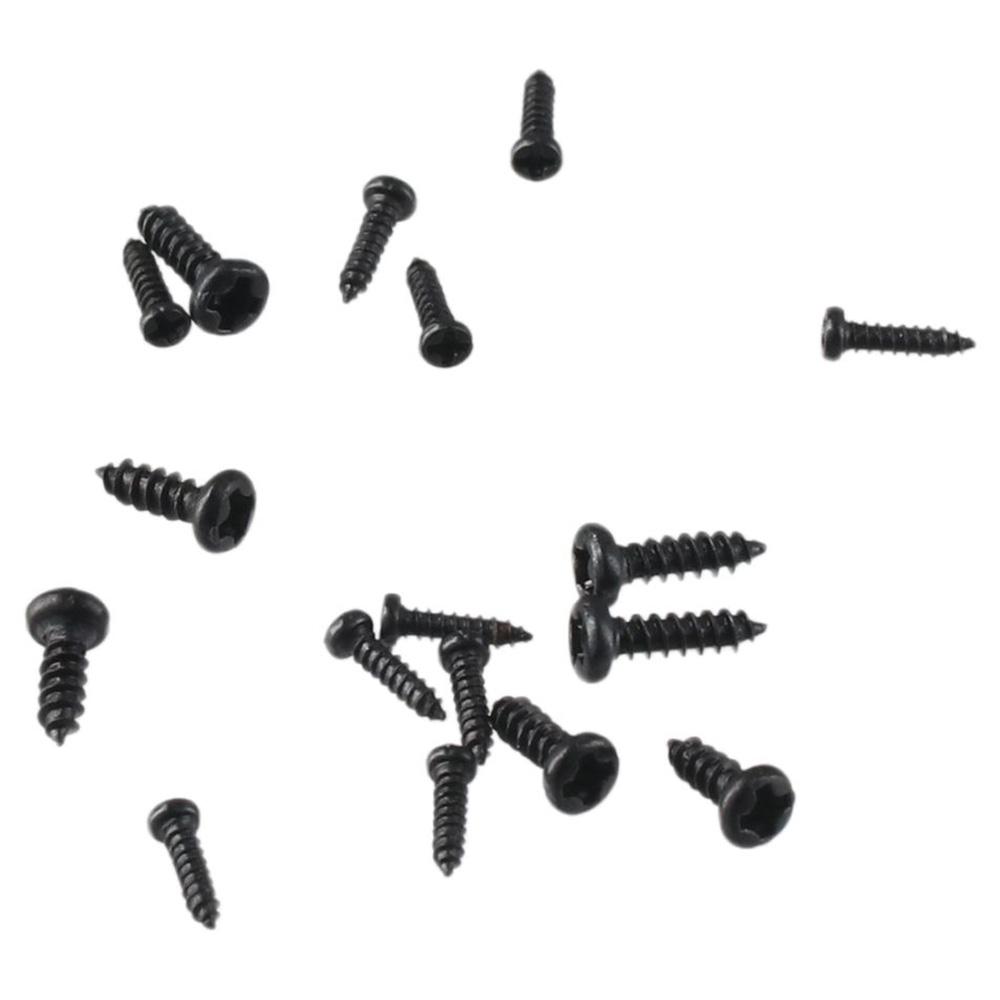1000Pcs Black Small Screws Assortment Kit Carbon Steel Phillips Pan Head Screws  Glasses