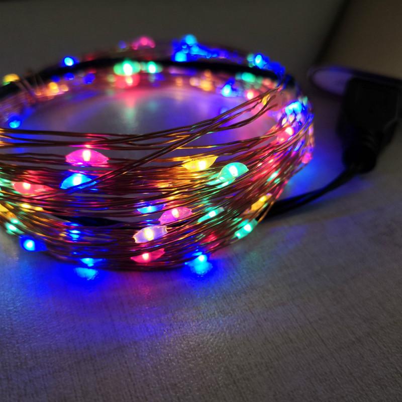 LED String Light USB Copper Wire Flexible Lamp Christmas Decoration