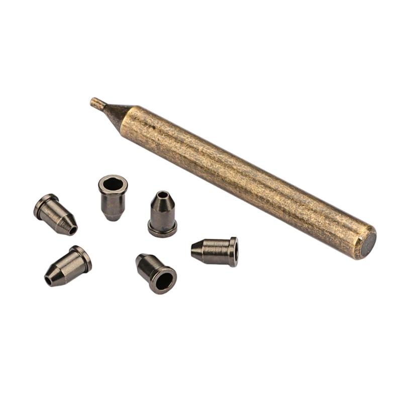 Guitar Bushing Inserter Ferrule Fitting Tool Guitar String Mounting Buckle Tool with String Ferrules Guitar Accessories 1