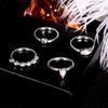 Love Zircon Diamond Joint Ring Combination 4-Piece Ring Set Female