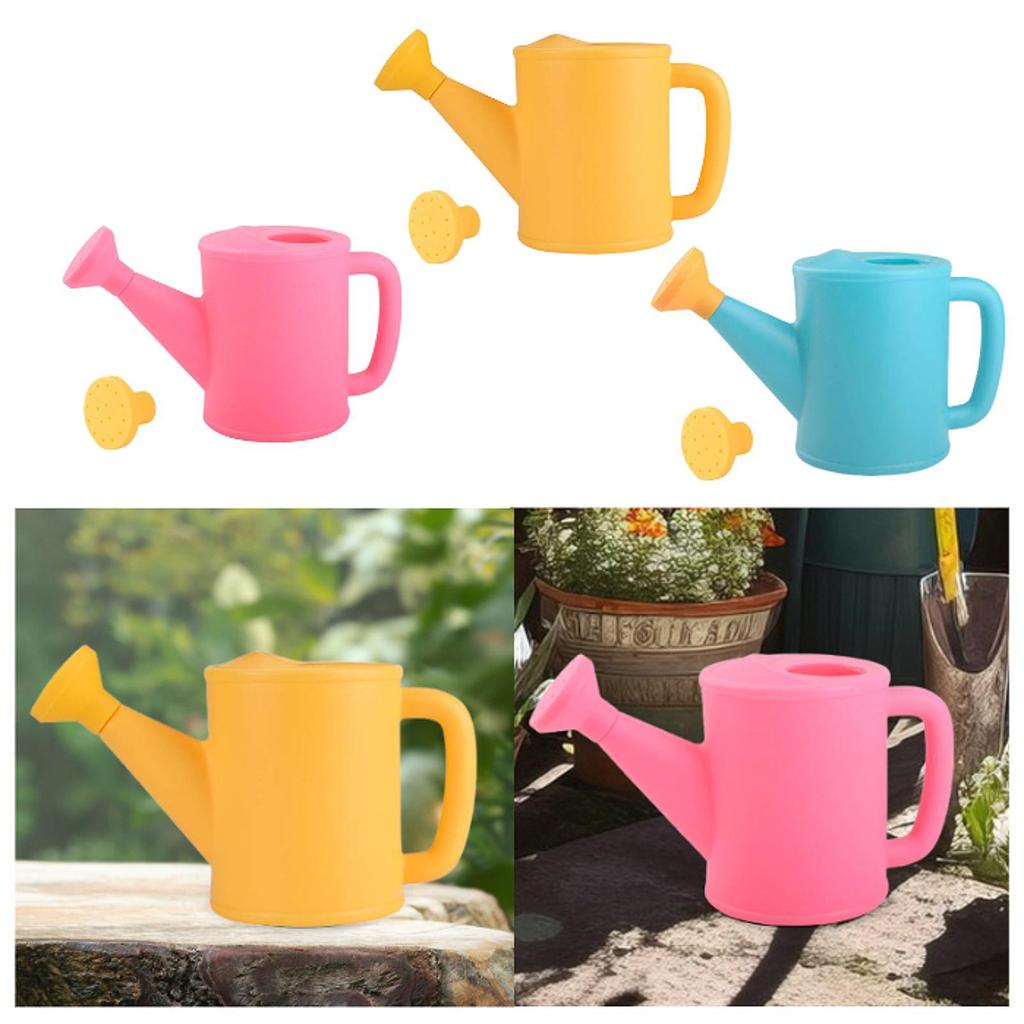 Small Watering Can Comfortable Handle with Sprinkler Head Household Lightweight