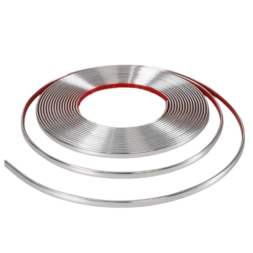 

1Roll 5m Decorative sticker 3D self-adhesive waterproof and corner protection strip,kitchen,edge sticker серебряный