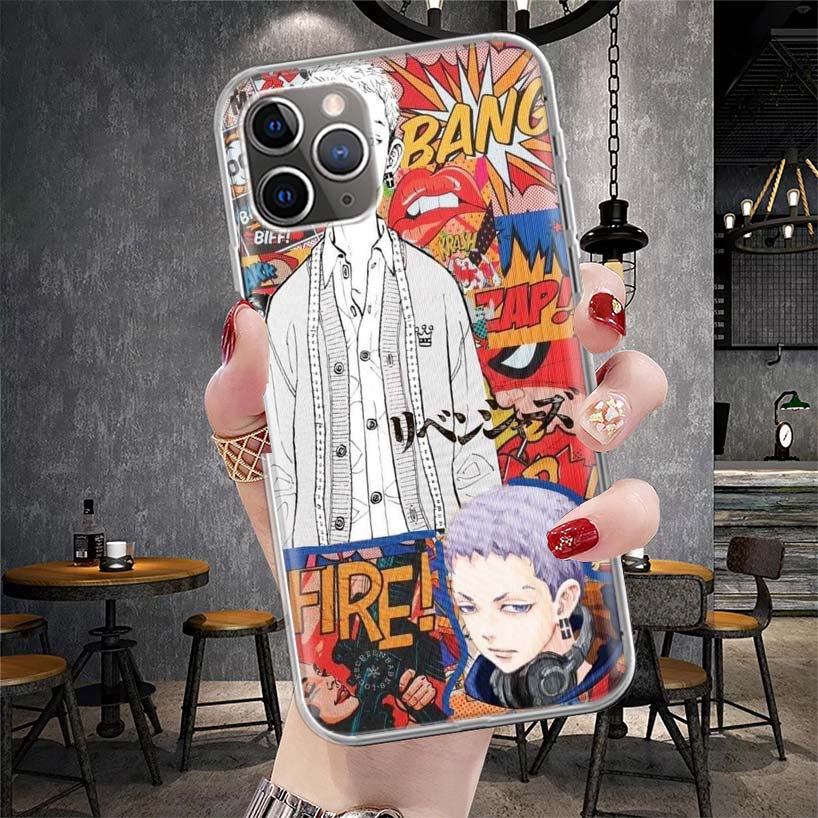 Tokyo Avengers Art Phone Case For Apple iPhone 17 Air 16 15 Plus 14 + 13 Mini 12 11 Pro Max 7 8 SE 16Max Soft Shell Cover Coque