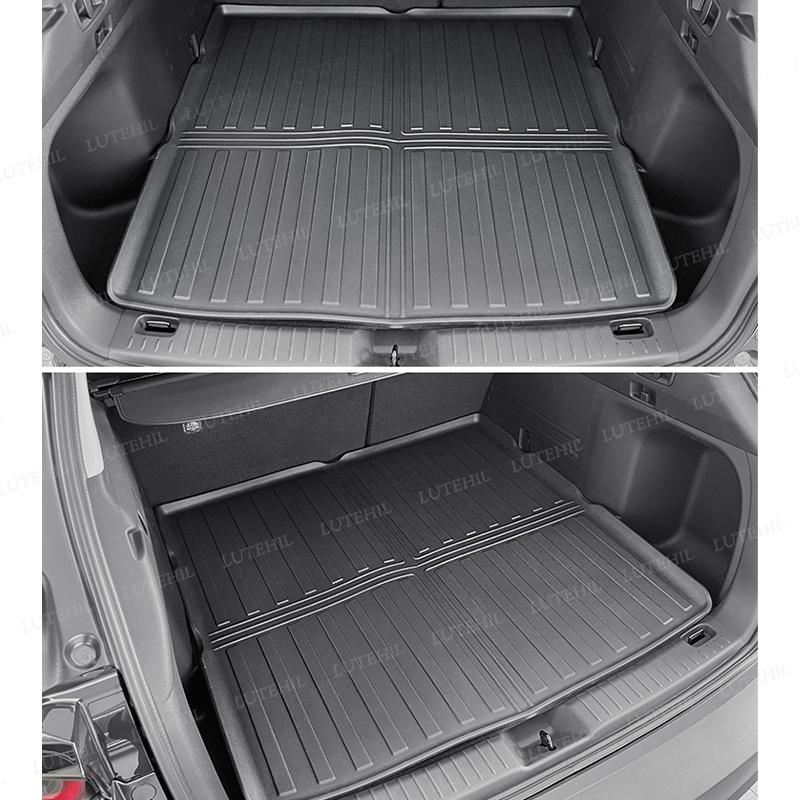 LUTEHIL For MAZDA CX50 2023-2024 All-Weather TPE Floor Mat Trunk Mat Carpet Cover Automotive Interior Accessories