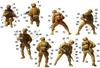 Master Box 1/35 Scale US Marine Corps Middle East Security Deployment with Various Equipment, Set of 4 Plastic Model Kits, MB35075