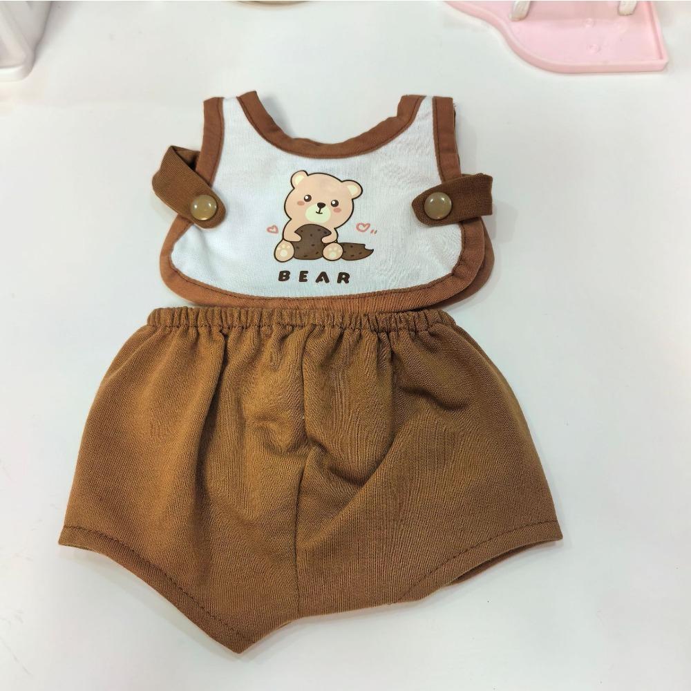 30CM Clothing Vest Replacement Plush Toy Doll Baby Suit S Size Bell Suit