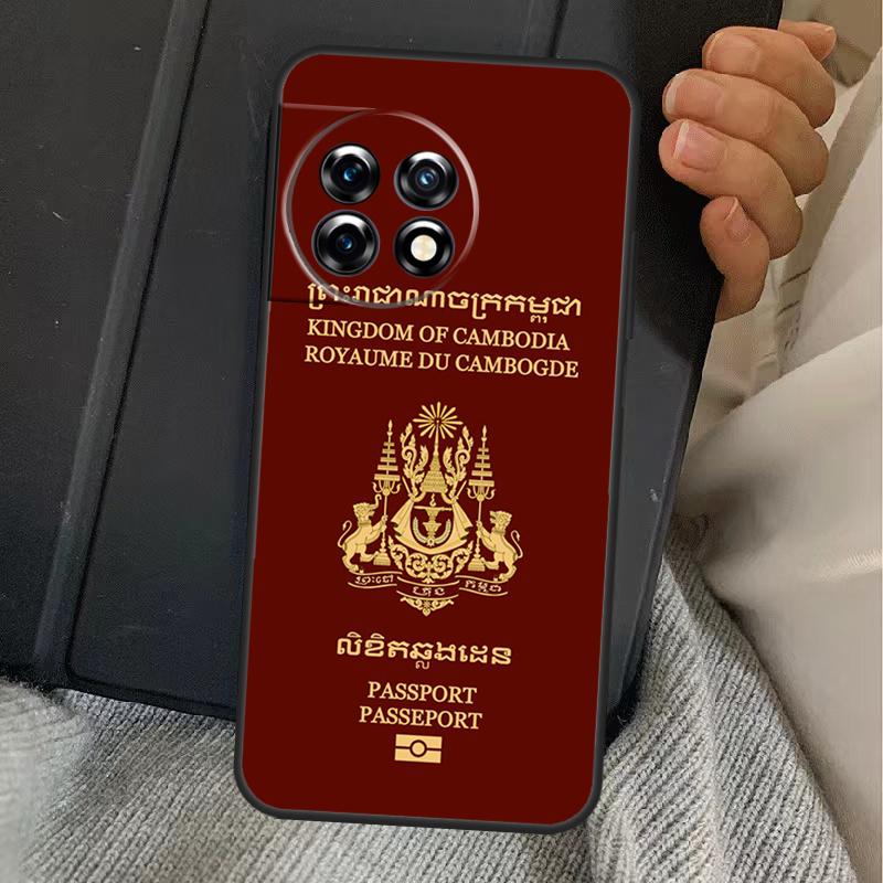 

Cambodia Flag Case For OnePlus 13T 10T 8T 10R 12R 13R 15 13 12 11 10 9 Nord CE 5 2 3 4 Lite N20 N30 Cover OnePlus 13T