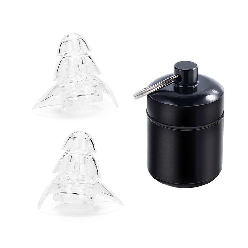 1 Pair/Set Soft Silicone Ear Plugs Anti Noise Snore Earplugs Noise Reduction Sound Insulation Ear Protection Earplugs #293913