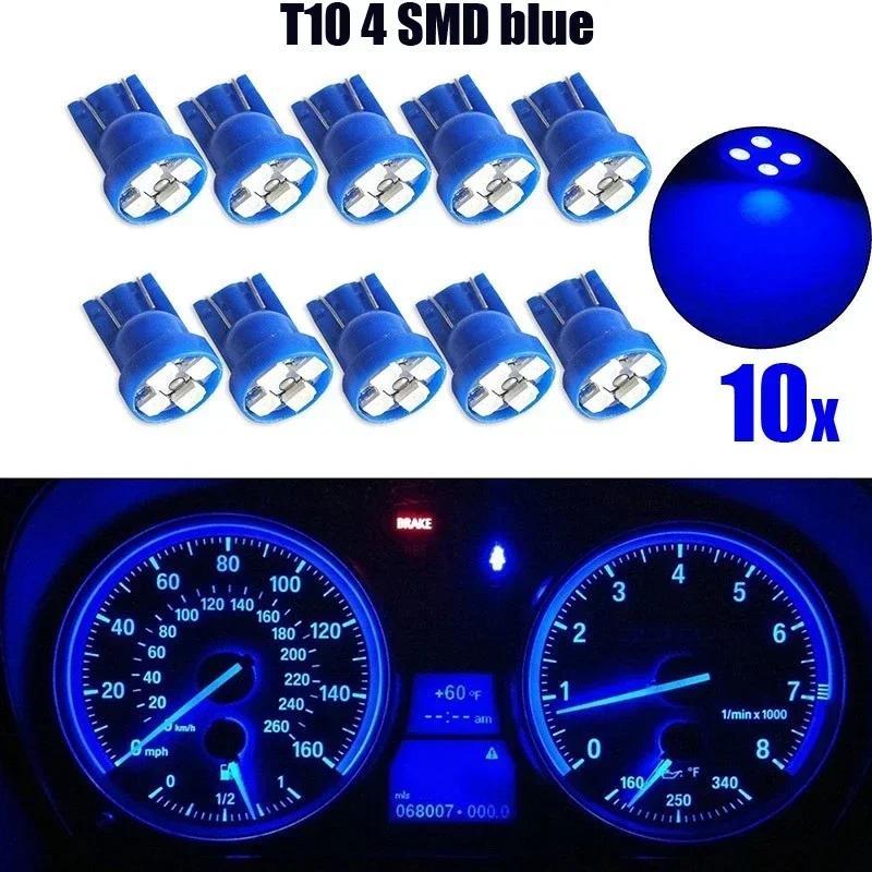 Car Lamp Bulb T10 3528 1210 4SMD Wide Light Reading Lamp Dashboard Light Plate Lamp W5W Motorcycle Equipment Accessories Amagi