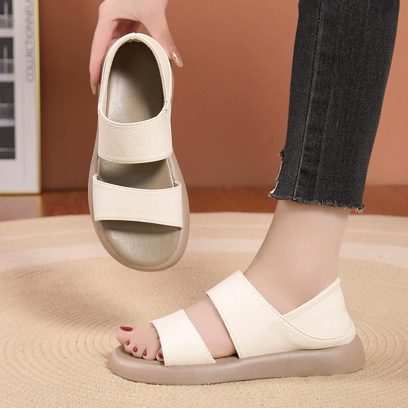 35-42 Groß 2025 Sommer Weichboden-Sandalen Römische Strandsandalen für Damen