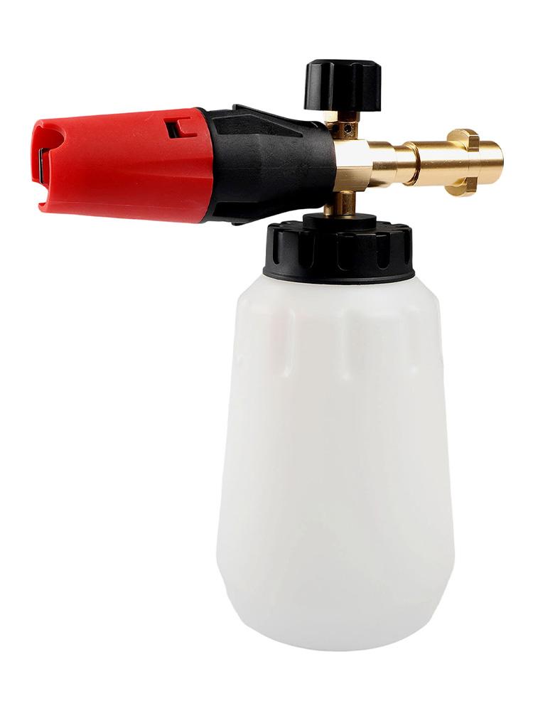 Adjustable Nozzle Cleaning Tool Aluminum Plastic Material Quick Connector Compatibility High Pressure Cleaning Tool
