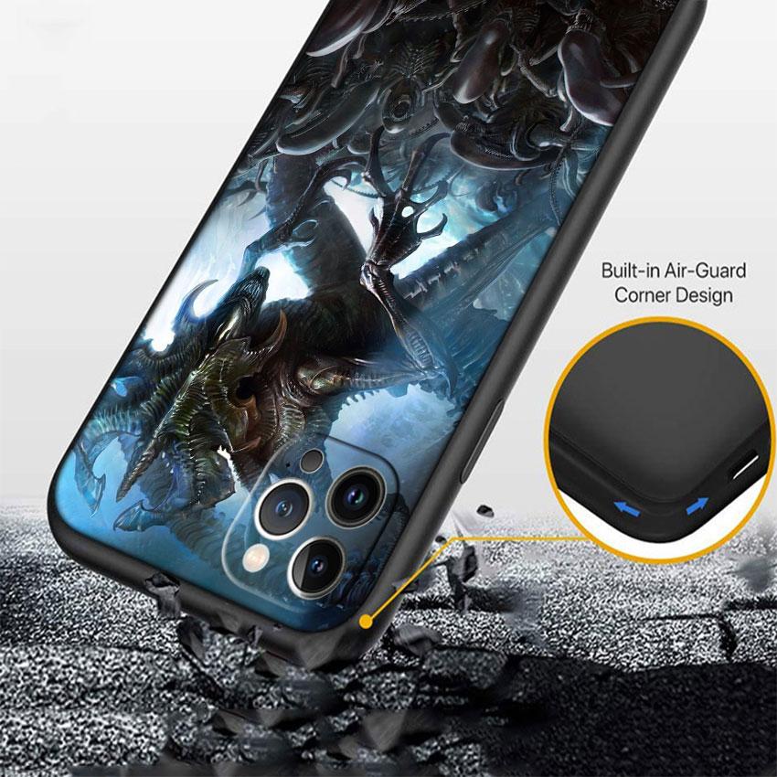 HK2 Aliens vs Predator Xenomorph Soft Shell Phone Case for Redmi Note 8 9 Pro Max 9S 9T 9C NFC 8T 8A S2 10A A4
