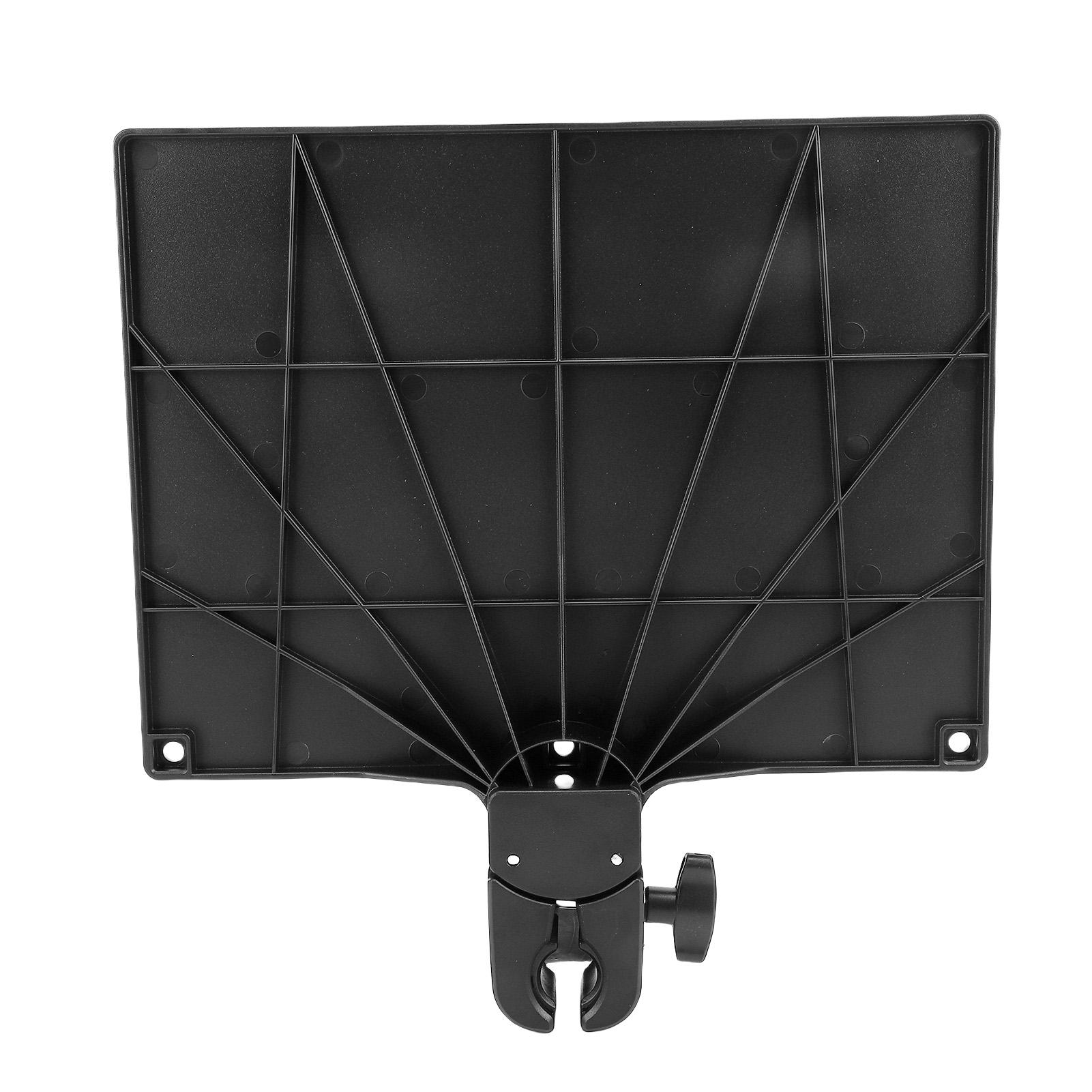 Sound Card Tray Clamp On Microphone Stand Tray Sound Card Cell Phone Mic Rack Holder Convenient Storage for Stage Music Sheet Live Streaming Recording