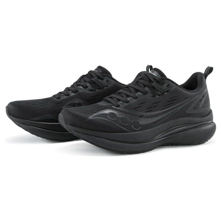 SAUCONY Tide Comfortable Mesh Durable Breathable Low-Top Training Long-Distance Running Shoes Unisex Running Shoes Black S28195-4