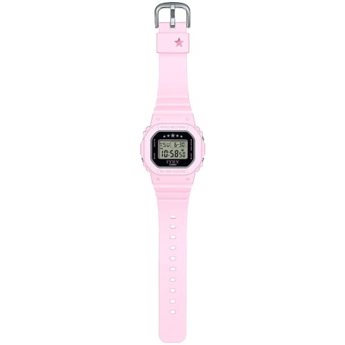 Casio G-Shock Mid-Size Watch, Made with Eco-Friendly Materials, ITZY Collaboration Model GMD-S5610IT-4BJR, Women's Pink